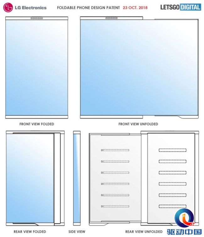 折叠屏也要上无边框？LG全新可折叠设备专利曝光