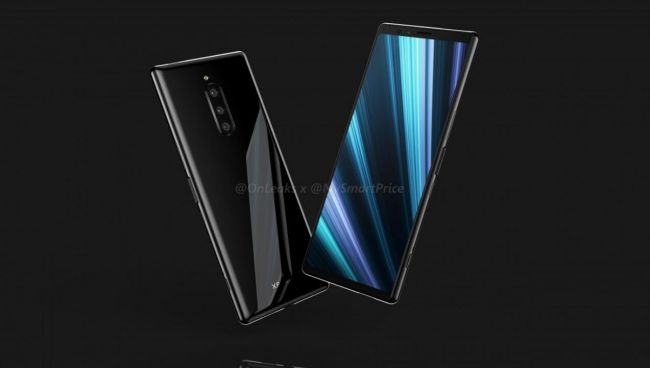 索尼Xperia XZ4渲染图曝光 后置三摄无刘海预计明年2月份发布