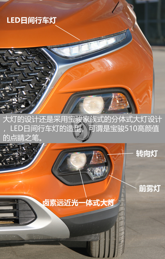 眯眯眼都是狠角色！2019款宝骏510实拍