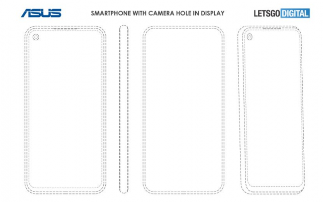 华硕手机新专利曝光 挖孔屏+升降式摄像头我都要！