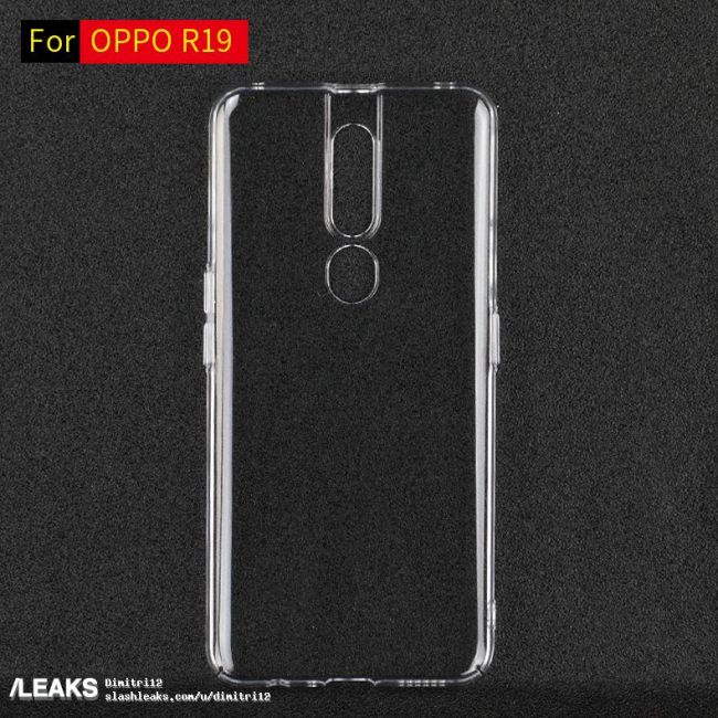 升降式摄像头+后置三摄组合 OPPO R19手机壳遭外媒曝光