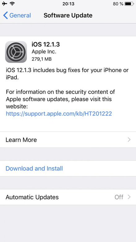 注意了！iPhone 7更新iOS 12.1.3正式版后出现无信号问题