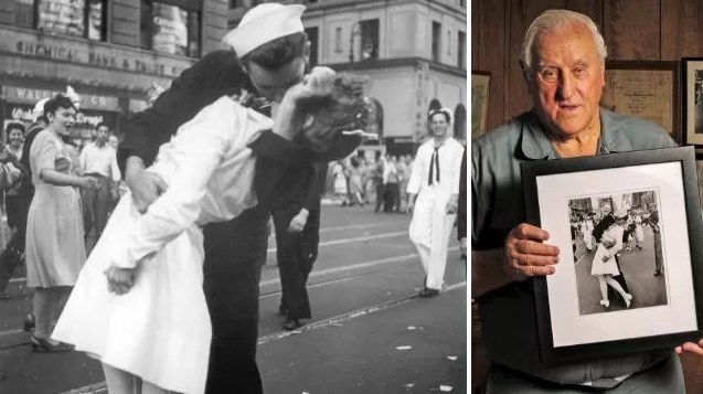 二战著名照片“胜利之吻”男主角去世：享年95岁