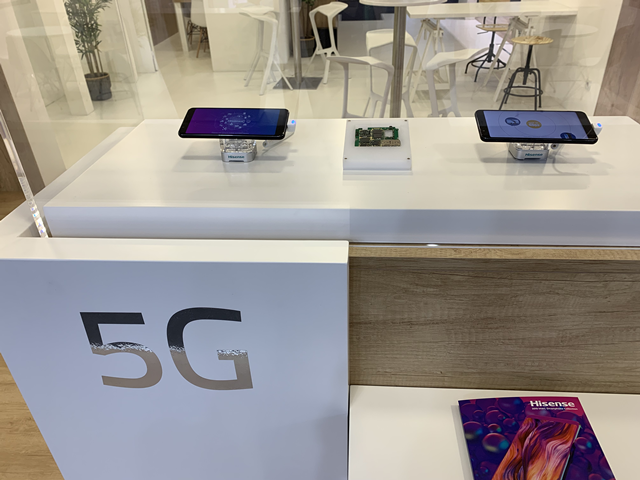 海信5G手机亮相MWC