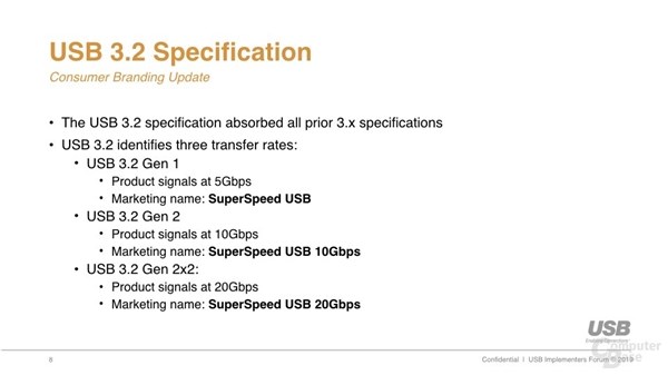 USB 3.2年内即可在PC上使用