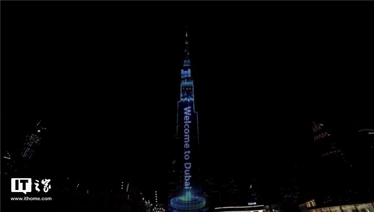 有钱任性！腾讯微信点亮世界第一高楼哈利法塔