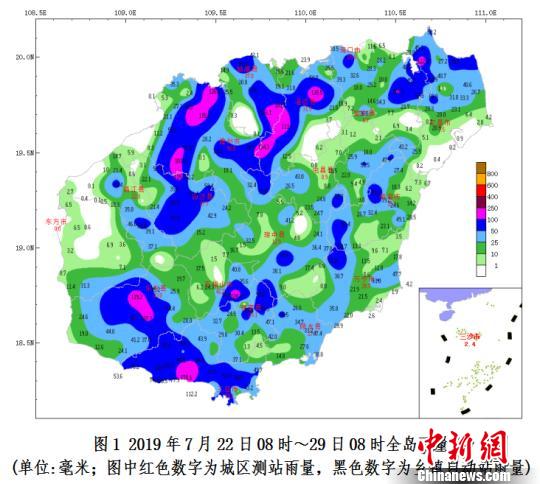 受热带气旋影响 海南岛本周将迎来强风雨