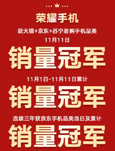 4G时代双11终极之战，荣耀为何被称为“全能冠军”？