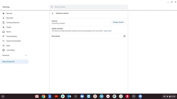 Chrome OS上线新功能：显示系统更新期限