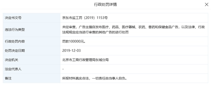 爱奇艺因擅自发布未审核广告被行政处罚，罚款10万元