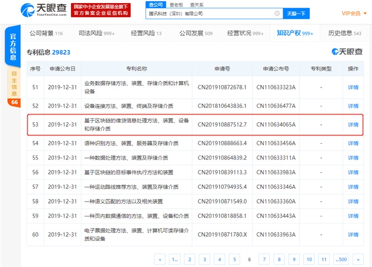 提前布局区块链：腾讯申请借贷、病历等区块链专利