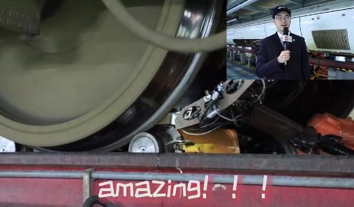 何为高铁检修机器人，让南京动车段“李佳琦”介绍一下