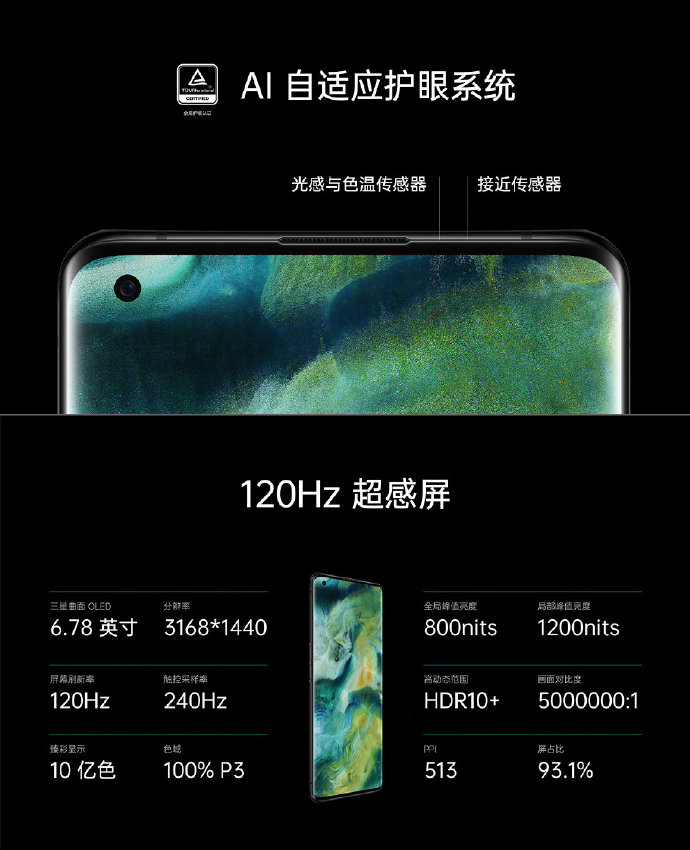 OPPO Find X2系列正式发布：首发索尼定制IMX689传感器，5499元起售