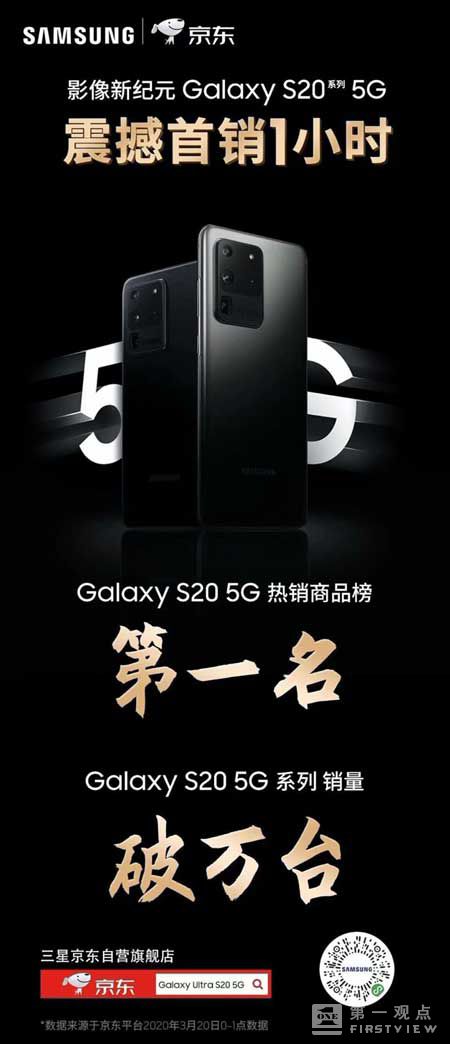 多项指标触顶行业天花板，是三星Galaxy S20 5G系列首销火爆的底气