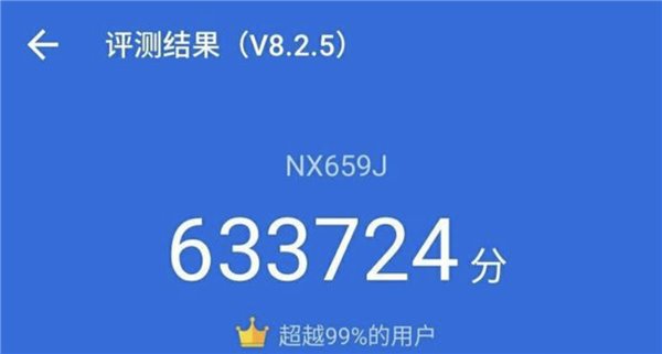 搭载高通骁龙865的红魔5G手机,安兔兔跑分超过63万分