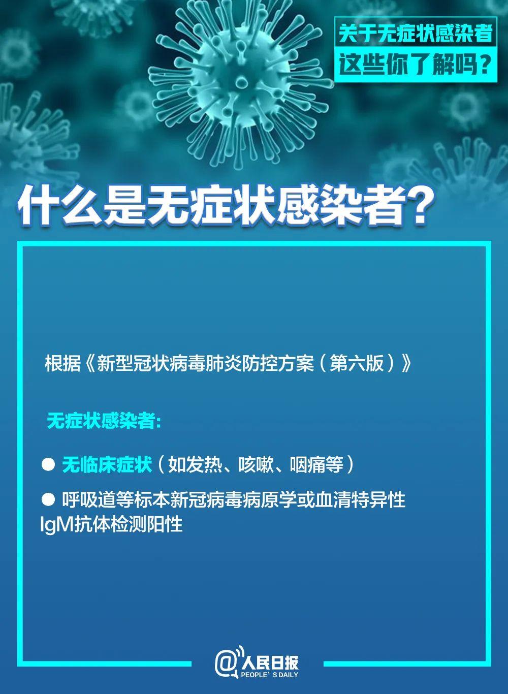 无症状感染者有传染性吗？为何不纳入确诊？