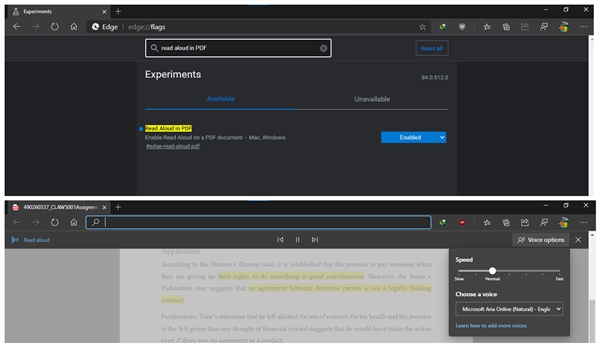 Edge浏览器内测新版：加入PDF有声朗读功能