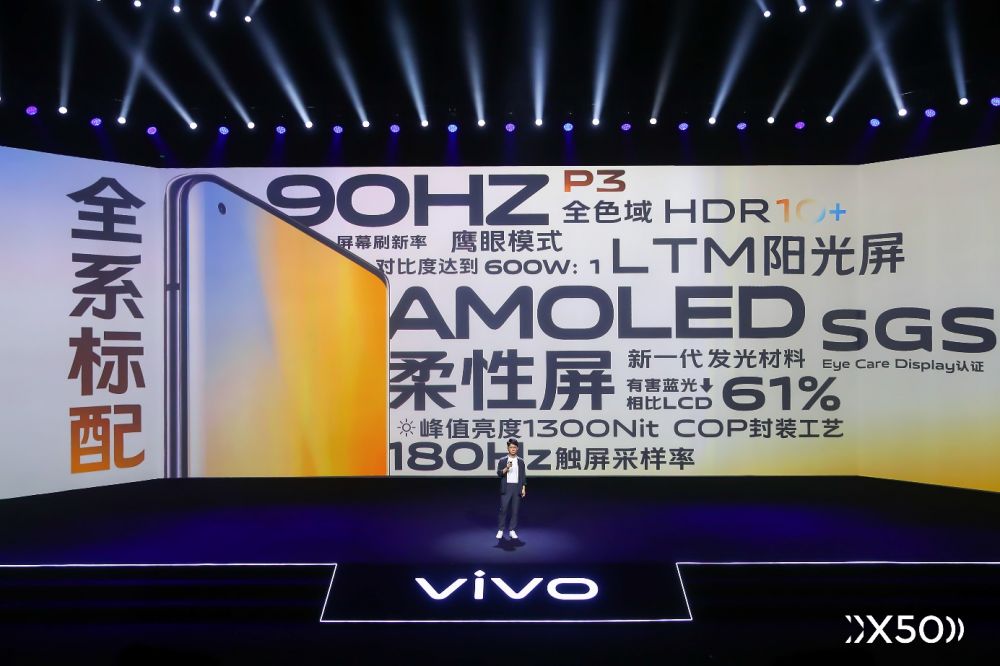 超感光微云台 vivo专业影像旗舰X50系列震撼发布 3498元起售