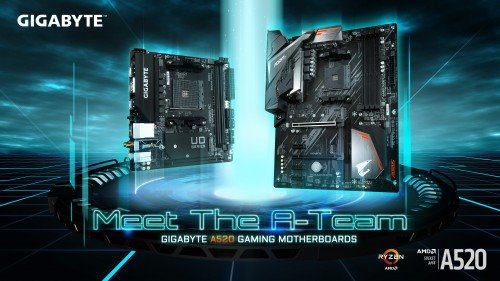 技嘉抢先推出多款搭载 A520 芯片组的 AMD 主板