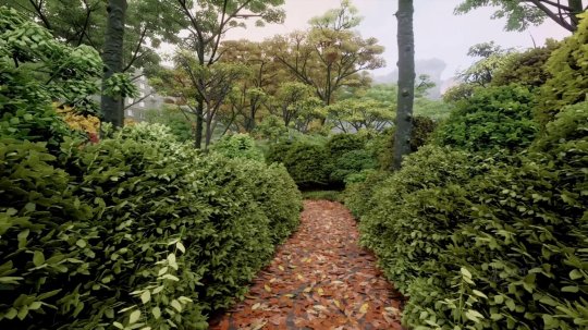 国外大神用《梦境》打造公园场景，景色迷人细节逼真