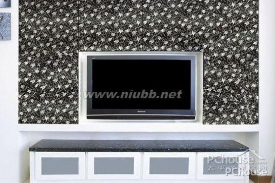 简单电视墙效果图 简约风格壁纸电视墙效果图