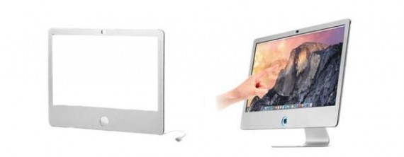 想把iMac变成触屏电脑？装上这个框架就可以