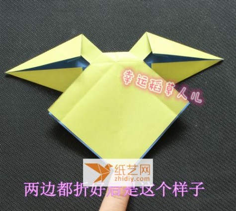 蝴蝶节 正方形折纸来做蝴蝶节（转）