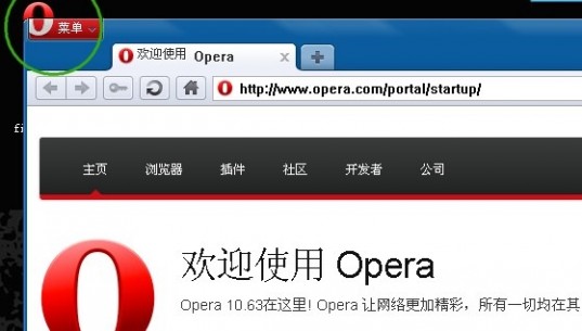 Opera的界面设计中的一点绝密之处