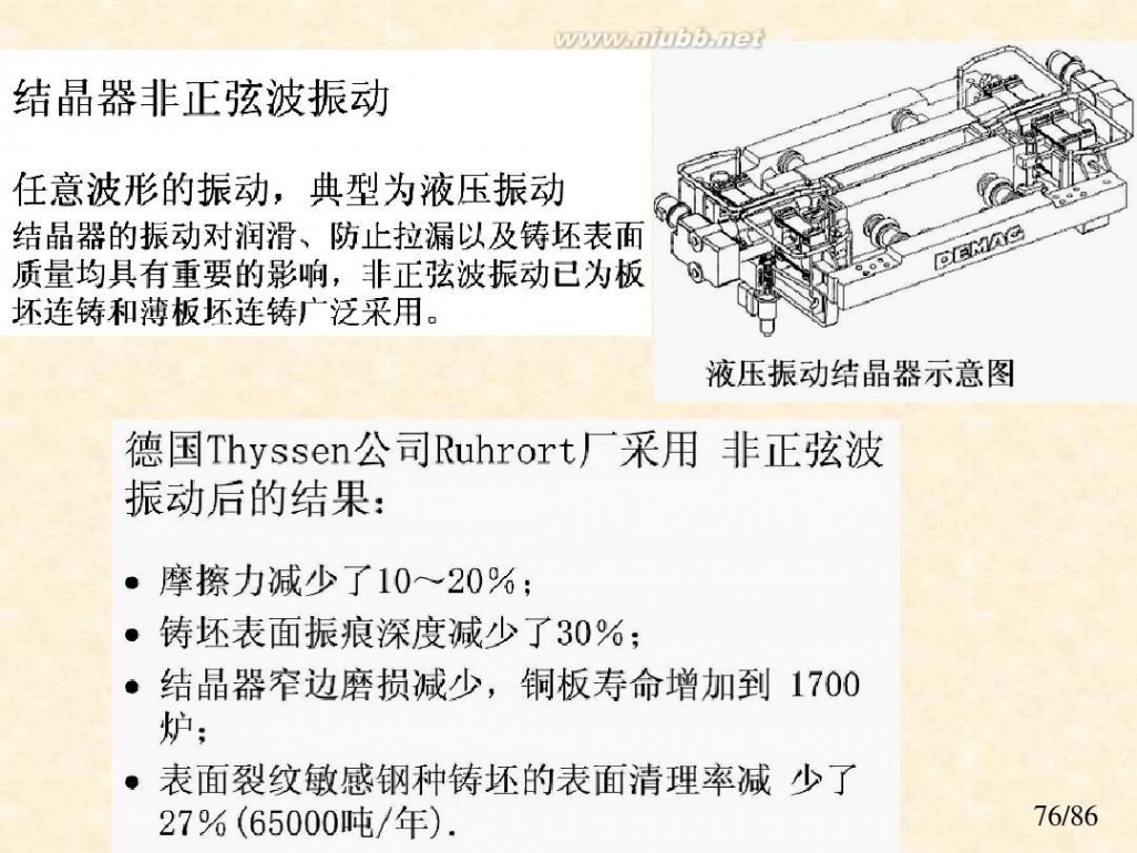 连铸结晶器 课件 连铸工艺与设备-结晶器