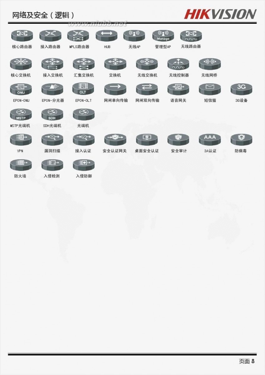 vsd格式 弱电visio图例图库-VSD格式