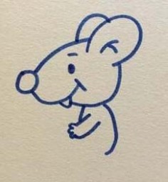 小老鼠简笔画 老鼠简笔画步骤图