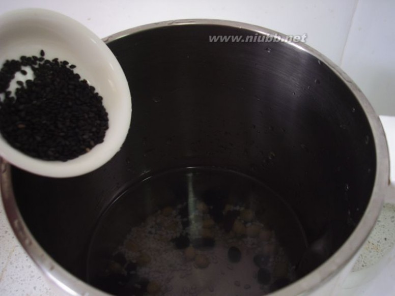 黑芝麻豆浆 黑芝麻黑豆浆的做法，黑芝麻黑豆浆怎么做好吃，黑芝麻黑豆浆的家常做法