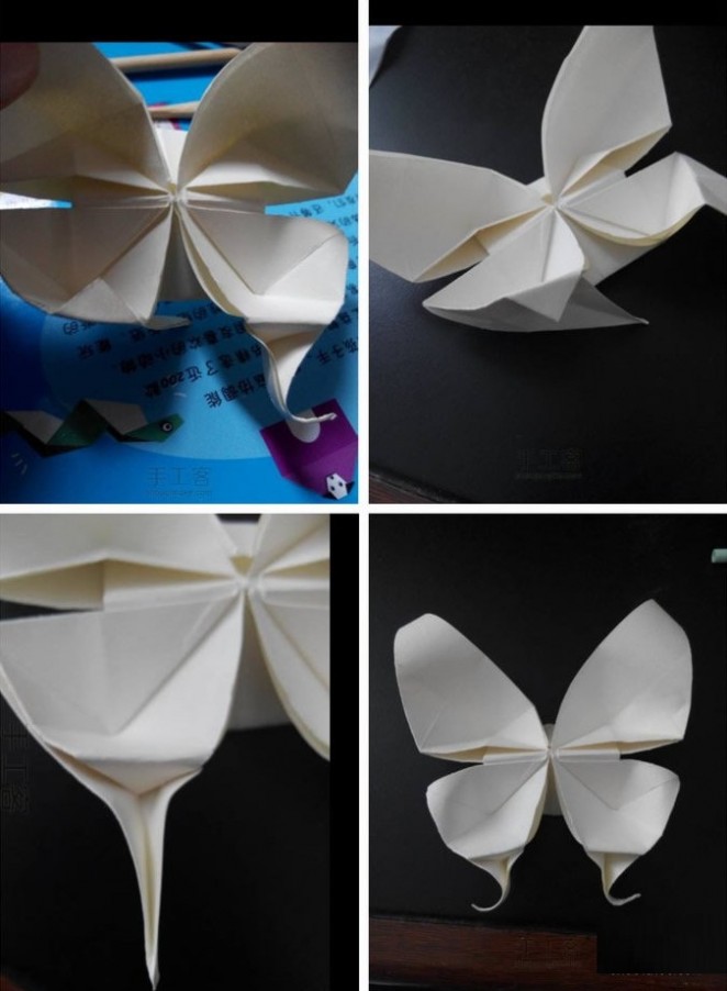 折纸蝴蝶教程步骤
