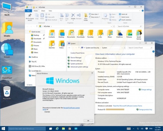 Windows 10最新版截图泄露：就要来了