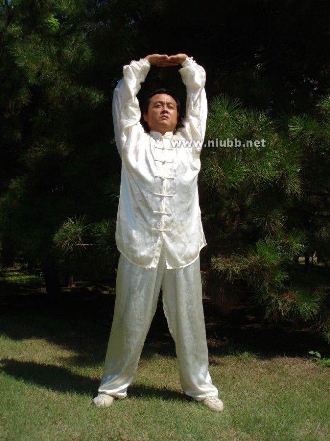 分享120岁武林泰斗吕紫剑师爷的《八卦混元养生功法》动功八式练功图