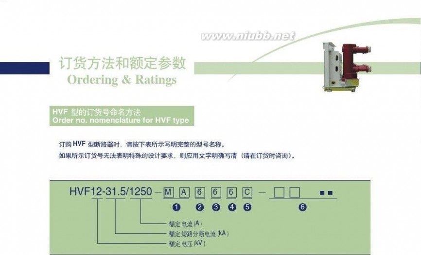 现代重工 现代重工HVF真空断路器