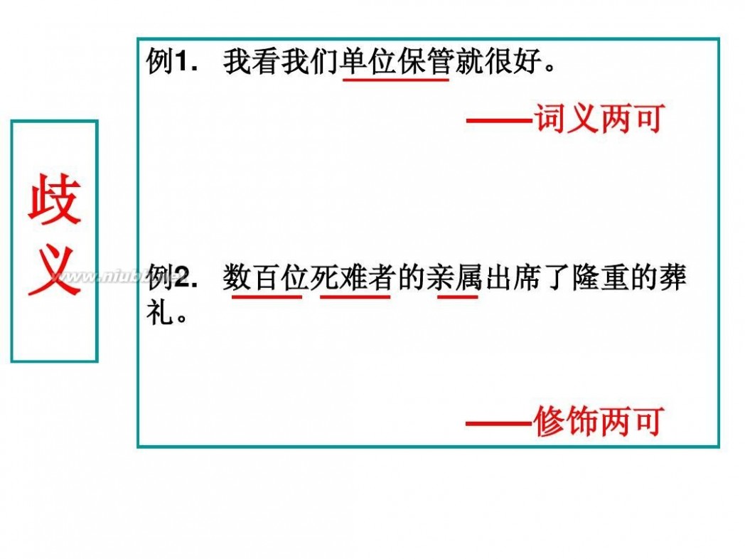 病句 2014年高考病句专题课件(实用)