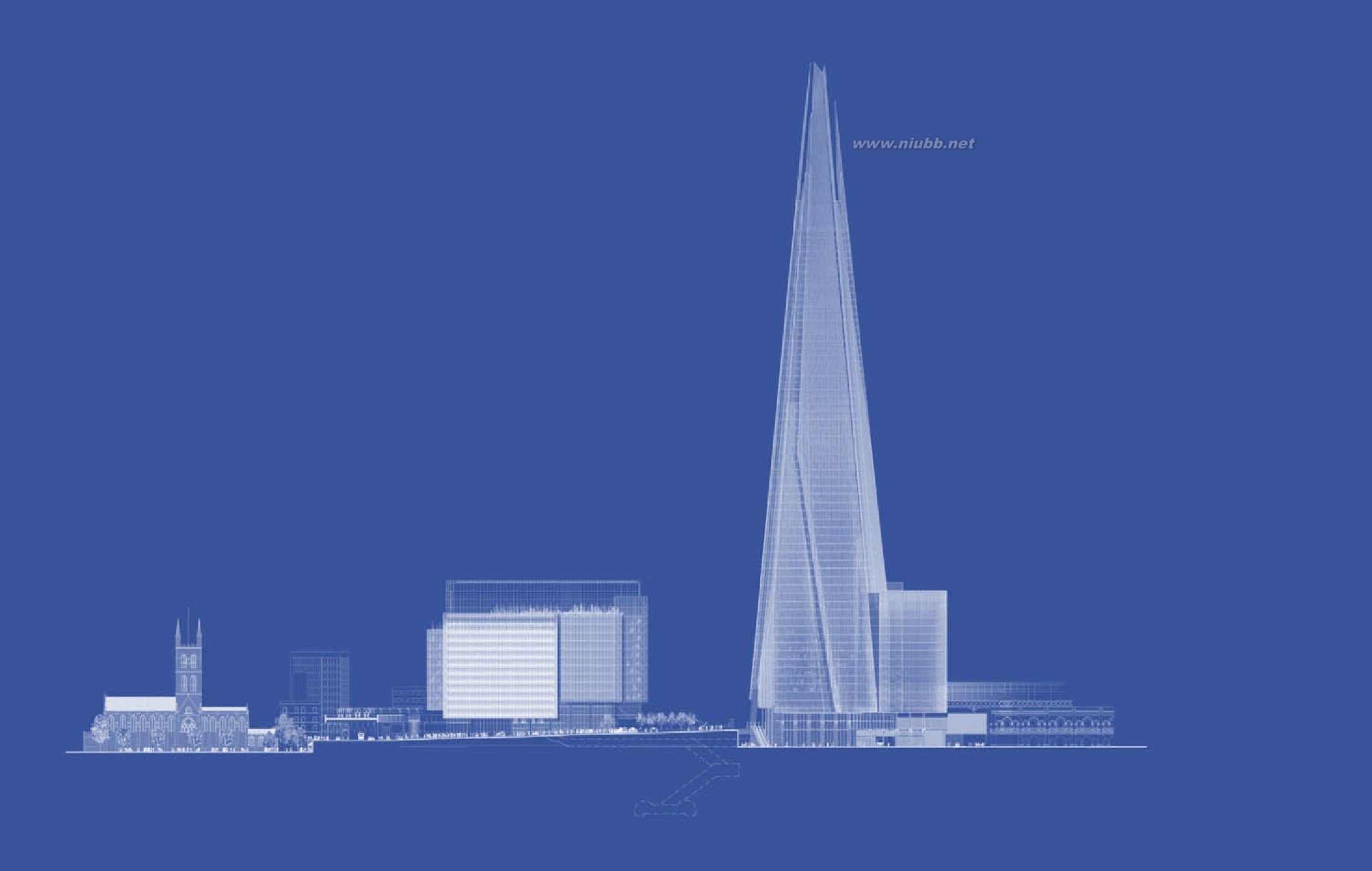 伦敦碎片大厦 伦敦碎片大厦(The Shard)规划设计方案
