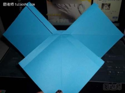 蝴蝶结折纸教程 折纸蝴蝶结步骤图解教程 蝴蝶结的折法