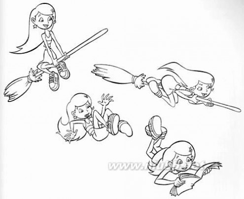 动漫人物画 卡通人物手脚的绘画方法和技巧