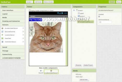 《AppInventor》第一章HelloPurr