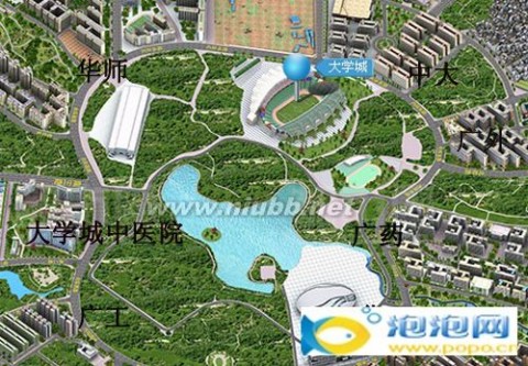 广州大学城旅游攻略 广州大学城中心湖游玩攻略