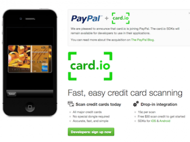 PayPal and Card.io