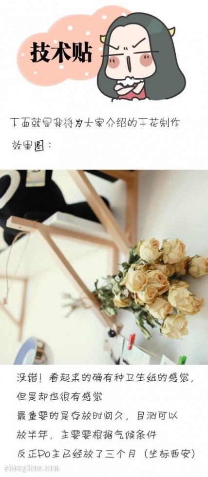 干花制作方法 如何制作干花 干花制作方法图解教程