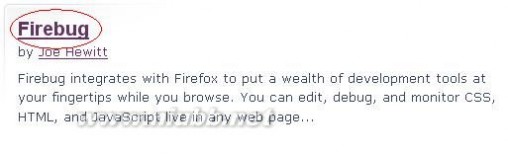 firebug 使用 Firebug使用详解