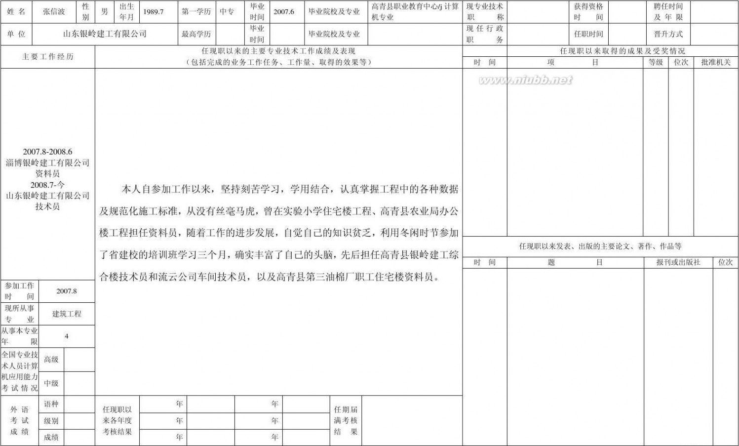 专业技术人员申报评审职称情况一览表 2011专业技术人员申报评审职称情况一览表