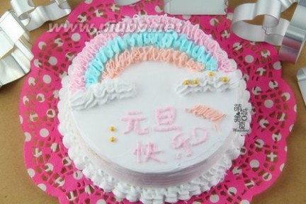 色彩斑斓甜美蛋糕 甜美蛋糕