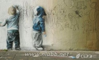 墙面绘画 为什么孩子总喜欢在墙上乱涂乱画 ？