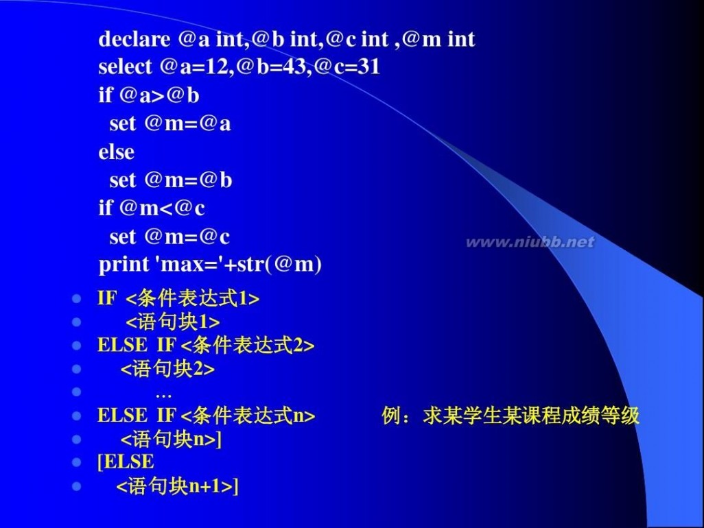 sql编程 SQL语言编程基础