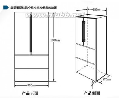 冰箱尺寸 冰箱尺寸规格有哪些 如何购选冰箱尺寸